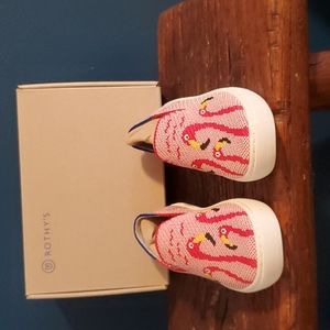 Rothy's kids sneakers sz 12 in flamingo